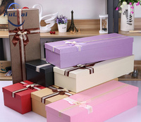 Vente en gros Boîte à fleurs en papier avec logo et roses de luxe pour la fête des mères
