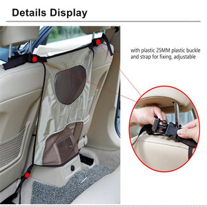 Barrière de protection pour animaux de compagnie, filet rectangulaire noir en polyester, protection pour chien dans la voiture - Product Image 3