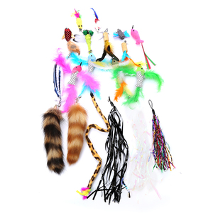 Katzenangel-Spielzeug mit Ersatz-Lustigen Feder-Katzen-Spielzeug - Product Image 2