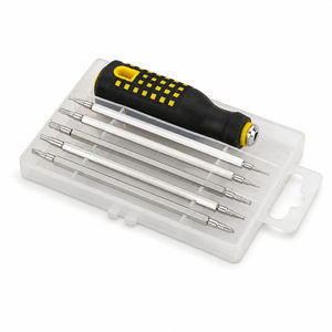 HEHE 810566 Set di 6 Cacciaviti Multifunzione 10 in 1 con Punte Magnetiche Intercambiabili CR-V a Doppia Estremità - Product Image 1