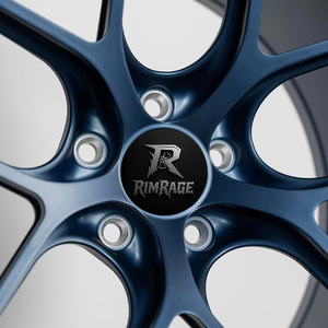 Bánh xe rèn 17-26 inch bóng màu xanh sâu lõm Vành hợp kim nhẹ cho BMW M3 M4 Tesla mô hình 3 hiệu suất cao xe thể thao - Product Image 5