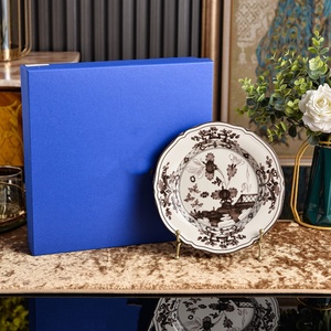 Service à thé et café en porcelaine orientale blanc cassé, comprenant tasses, assiettes creuses et assiettes plates, idéal pour la table et comme cadeau - Vente chaude - Product Image 6