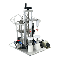 Machine de remplissage sous vide pour parfums, pour bouteilles de 1 à 100 ml, à une seule buse, pneumatique, haute précision, anti-fuite, volume de remplissage réglable