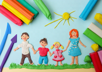 Pâte à modeler et slime éducatifs non toxiques pour enfants, de qualité supérieure, plastiline colorée, argile à modeler – Vente chaude
