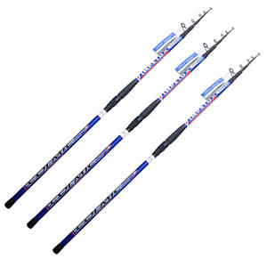 COLMIC <span class=keywords><strong>3</strong></span>,9 M 4,2 M 4 secciones de grafito surfcasting caña de pescar con doble patas guías - Product Image 1