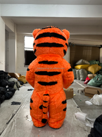 Costume de Mascotte Tigre Orange Gonflable de Haute Qualité pour Adulte, Déguisement de Fête Personnalisé Amusant pour Mardi Gras