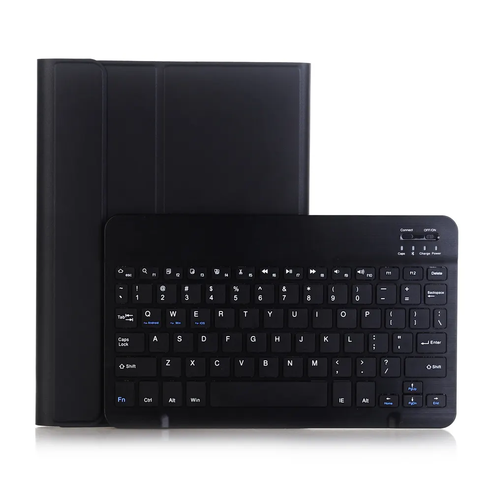 10.2 Inches Case Wireless Keyboard Tablet Case Leather Back Cover For Apple Ipad 7 8 9 Ipad Pro 10.2inch 2019 2020 2021