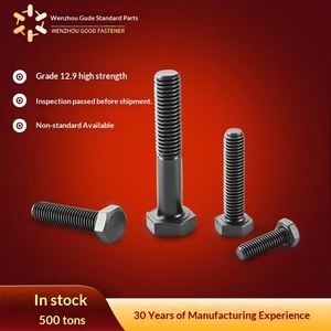 Tornillo hexagonal externo de alta resistencia de acero al carbono, endurecido con Dacromet, con rosca completa o parcial, tornillo de fijación 12.9 - Product Image 2