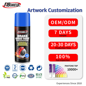 FIBSHIELD 450ML 1112 ° Peinture en aérosol haute température pour étriers de frein - Revêtement protecteur anti-usure et <span class=keywords><strong>antirouille</strong></span> pour systèmes de freinage automobile - Product Image 1