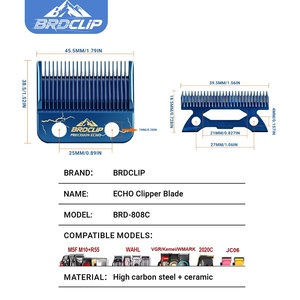 ใบมีดเซรามิก BRDCLIP <span class=keywords><strong>Echo</strong></span> Crunch Blade สำหรับเปลี่ยนใบมีดตัดผม ใช้ได้กับเครื่องตัดผมหลายรุ่น MRD/SC/Wahl Cutter Head - Product Image 6