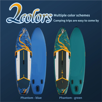 Planche de paddle gonflable personnalisée en PVC de norme nationale Surf Tout-terrain SUP Portable Écologique
