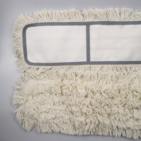 40cm 50cm 60cm coton recyclé écologique ou microfibre maison vieux outils de nettoyage poussière serpillières plates remplacement pour le nettoyage des sols