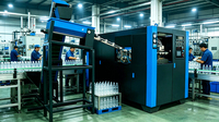 Machine de soufflage de bouteilles PET à structure compacte 1500BPH pour bouteilles de 1,5L dans les industries des boissons, des condiments et des cosmétiques