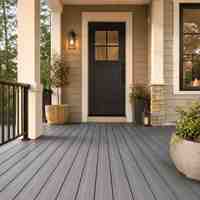Planches de terrasse en WPC imperméables et antidérapantes, composite bois-plastique, revêtement de sol extérieur pour jardin, patio, balcon, vente en gros