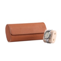 Vente directe d'usine boîte de montres personnalisée mallette de rangement personnalisé fait à la main Premium rouleau de montre en cuir Pu