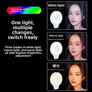 Từ Ảnh Tự Sướng Ánh Sáng Điện Thoại Di Động Vòng Ánh Sáng Cho Video Ghi Âm Có Thể Sạc Lại Trọng Lượng Nhẹ Du Lịch LED Điện Thoại Di Động Ánh Sáng - Product Image 6