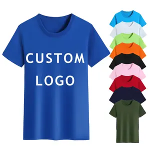 Hochwertige 100% Baumwolle Custom T-Shirt für Männer Blank Heavy Weight T-Shirt Druck Herren T-Shirts