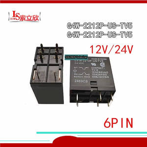 Новые нормально открытые реле 10A 250 В 6PIN G4W2212PUSTV5 <span class=keywords><strong>G4W</strong></span>-2212P-US-TV5-24VDC <span class=keywords><strong>G4W</strong></span>-2212P-US-TV5-12VDC <span class=keywords><strong>G4W</strong></span>-2212P-US-TV5 мощность Rela - Product Image 1