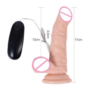 Gros <span class=keywords><strong>gode</strong></span> souple de 17cm, pénis flexible en silicone, gros godes balle, vibromasseur, jouets sexuels pour femmes matures - Product Image 3