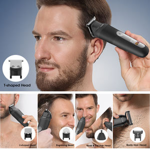 Resuxi YJ-102 con Base de Carga, Afeitadora de Lámina para Barba Resistente al Agua IPX6, Recortadora de Pelo para Hombre, Maquinilla de Afeitar Recargable 5 en 1, 0-12 mm - Product Image 2