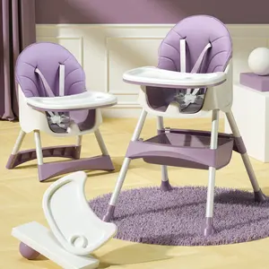 Trona, muebles para bebés, silla de madera para sentarse para bebés, productos para bebés, silla portátil para bebés, diseño libre 2 en 1 moderno