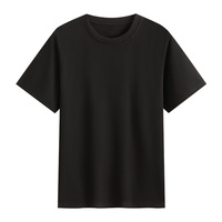 T-shirts vierges en coton 100% de 180 g/m² pour l'été, personnalisables avec logo, grandes tailles pour hommes