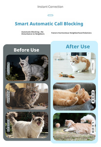 Yeni Sınır Ötesi Su Geçirmez Kedi için Anti-Miyavlama Tasması Akıllı Statik Otomatik Ağlama Önleyici Cihaz ABS Malzemeli Evcil Hayvan Eğitim Cihazı - Product Image 2