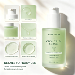 Cica Calm Serum Natural Centella Asiatica Extract Hydrating Facial Serum Private Label Cosmetics - Product Image 4
