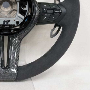 Volant de direction de voiture en Alcantara en stock pour <span class=keywords><strong>BMW</strong></span> F30 F35 F10 F15 F36 F20 F22 F25 F32 <span class=keywords><strong>F80</strong></span> F85 M3 M5 E70 E90 <span class=keywords><strong>M</strong></span> Volant de direction sport - Product Image 3