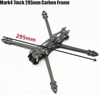 Mark4 FPV Racing Drone Quadcopter Freestyle Frame Kit avec 7 pouces 295mm Bras 5mm Épaisseur Accessoires