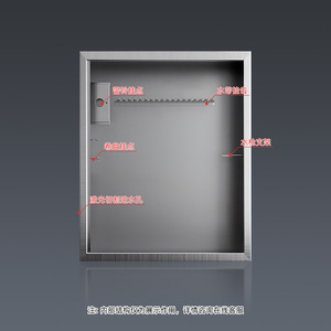 Caja para Hidrante Contra Incendios Xinlongfei, Acero Inoxidable 304, Gabinete para Mangueras Interior/Exterior, Equipo de Extinción de Incendios - Product Image 4