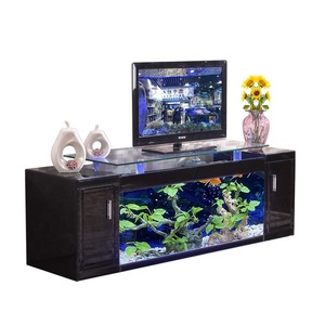 Woonkamer Goudvistank Watervrij <span class=keywords><strong>aquarium</strong></span> Glazen vloer Salontafel Achtergrond Muur TV-kast 1,5-2 meter - Product Image 5