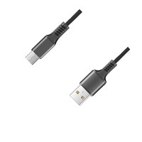 Cables trenzados de nailon, cable de datos USB 2,0 a Micro USB, diferentes colores de fábrica