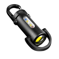 7 Modes ABS lampe corps LED ampoule USB charge IP65 évalué 300Lumen EDC porte-clés lampe de poche Portable 300Lumen lampes de poche et torches
