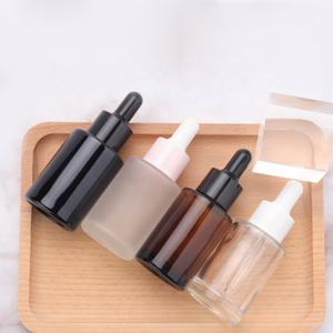 Eco Friendly Skincare Essence Glass <b>Bottle</b> <b>Oil</b> <b>Bottles</b> With Droppers 38ml Empty clear White and Glass Droppers - Product Image 4