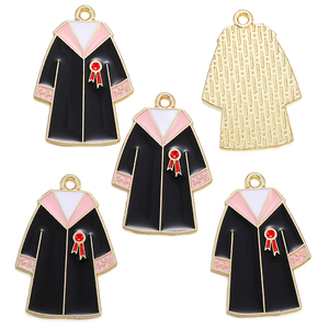Esmalte ceremonia de graduación <span class=keywords><strong>profesor</strong></span> estudiantes Mortarboard encantos para collares pendientes DIY joyería hacer accesorios W442 - Product Image 3