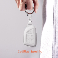 Funda de Cuero para Llaves de Auto, Resistente a Caídas y al Desgaste, Apta para Cadillac XT5, Personalización de Accesorios Automotrices Disponible