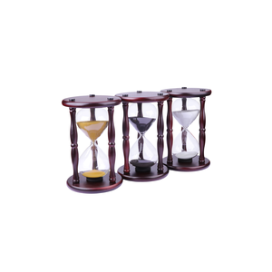 Sablier en bois OEM personnalisé avec logo et couleur de sable, emballage pour cadeau promotionnel, événementiel ou souvenir de marque - Product Image 3