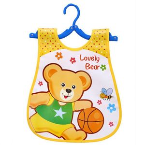 Kids <b>Baby</b> Long-Sleeved EVA Bibs Waterproof Mealtime Smock for Toddler Art Crafts Easy Clean Washable Aprons for Boys Polyester - Product Image 1