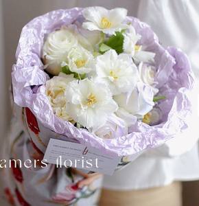 Sinowrap-papel de seda nacarado, suministros de <span class=keywords><strong>floristería</strong></span> de envoltura, venta al por mayor, papel de envoltura de flores - Product Image 3