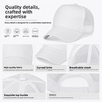 Casquette de baseball 100 % coton à visière courte, 6 panneaux, réglable, motif rayé, pour restaurant, café, barista, serveur, tenue de travail