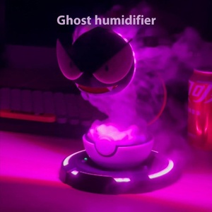Humidificador <span class=keywords><strong>de</strong></span> niebla <span class=keywords><strong>de</strong></span> elfo espeluznante <span class=keywords><strong>de</strong></span> Halloween 2025 que brilla en la oscuridad <span class=keywords><strong>Pokémon</strong></span> Elf Ball luz nocturna muñeca <span class=keywords><strong>de</strong></span> plástico regalo <span class=keywords><strong>de</strong></span> joyería figurita caliente - Product Image 4