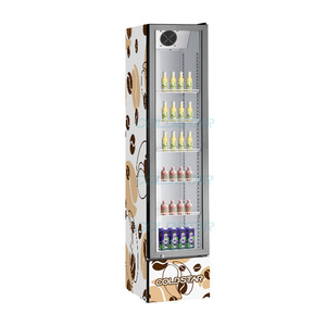 Réfrigérateur vertical de <span class=keywords><strong>boisson</strong></span> de réfrigérateur mince commercial <span class=keywords><strong>vitrine</strong></span> de <span class=keywords><strong>boisson</strong></span> froide à vendre - Product Image 1