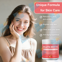 OEM/ODM Marque privée Vente en gros en vrac Poudre de glutathion biologique Poudre de glutathion Complément éclaircissant pour la peau pour hommes et femmes