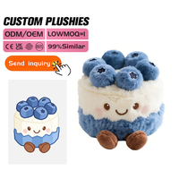 Fabricant professionnel de jouets design, service OEM/ODM, poupée en peluche brodée super douce personnalisée, souvenir de mariage, crème glacée
