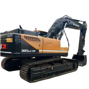 Excavadora Hidráulica de Orugas Hyundai 305LC-9 de Segunda Mano con Motor y Bomba Cummins, 1 Año de Garantía, Origen Corea - Product Image 1