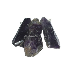 Colgante envuelto en piedra Natural amatista - Product Image 1