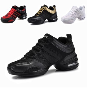 Commercio all'ingrosso Itec New Style Lady Woman Modern Dance Sneaker scarpa Jazz scarpe da ballo per ragazze femminili Sneaker da ballo in oro bianco nero - Product Image 1