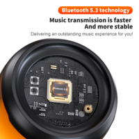 QERE HF22 Bass RGB Sound Cooler Sub Woofer Aux App Control Waterproof Powered Speaker Wireless