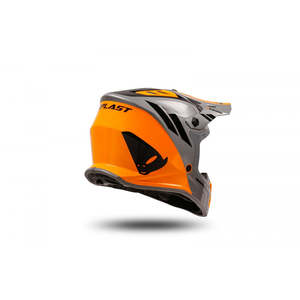 KOREY casco Motocross per bambini colore grigio/arancione - Product Image 5